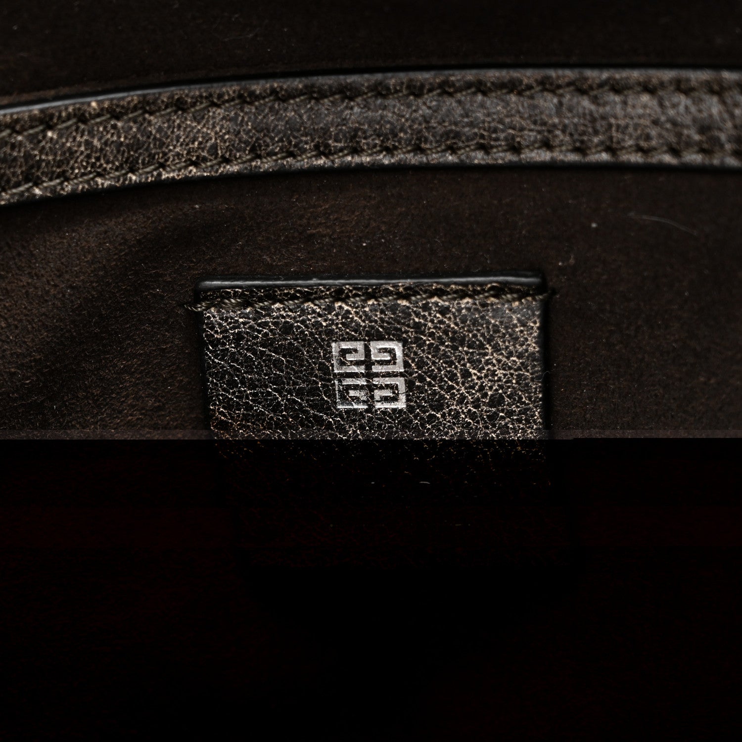 Givenchy Aged Calfskin Small Pandora Mens Crossbody Black Grey 6 of 9