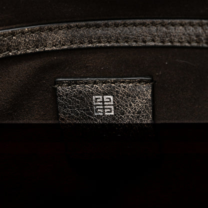 Givenchy Aged Calfskin Small Pandora Mens Crossbody Black Grey 6 of 9