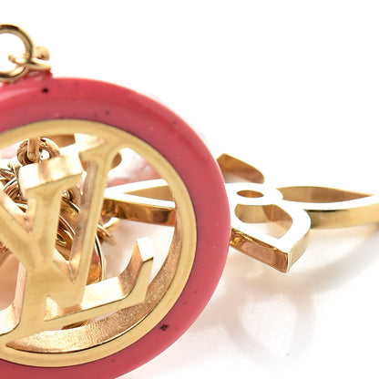 Louis Vuitton Colorline Bag Charm Key Holder Pink Glitter 5 of 5