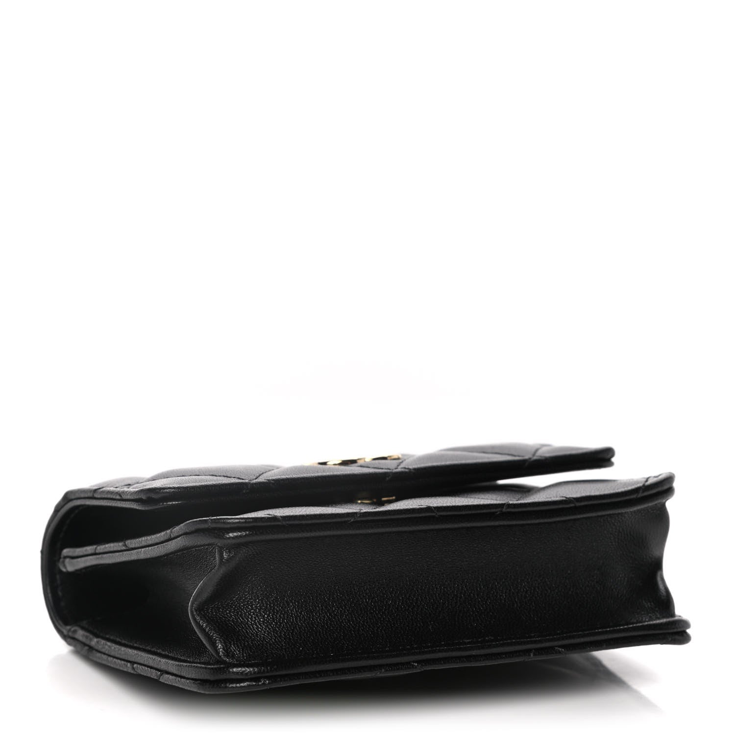 Chanel Lambskin Quilted CC Hook Card Holder Black 4 of 13