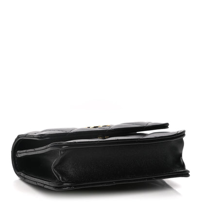 Chanel Lambskin Quilted CC Hook Card Holder Black 4 of 13