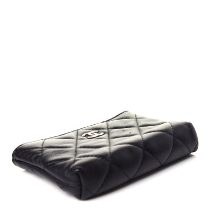 Chanel Lambskin Quilted Key Holder Case Black 4 of 11