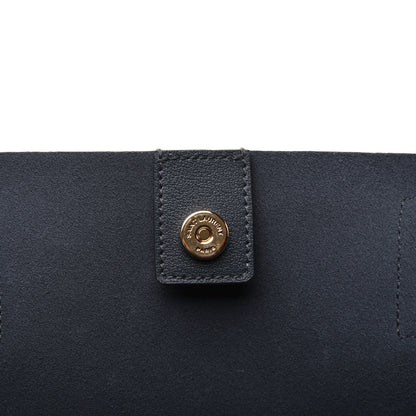Saint Laurent Calfskin Large Shopping Tote Navy 14 of 22