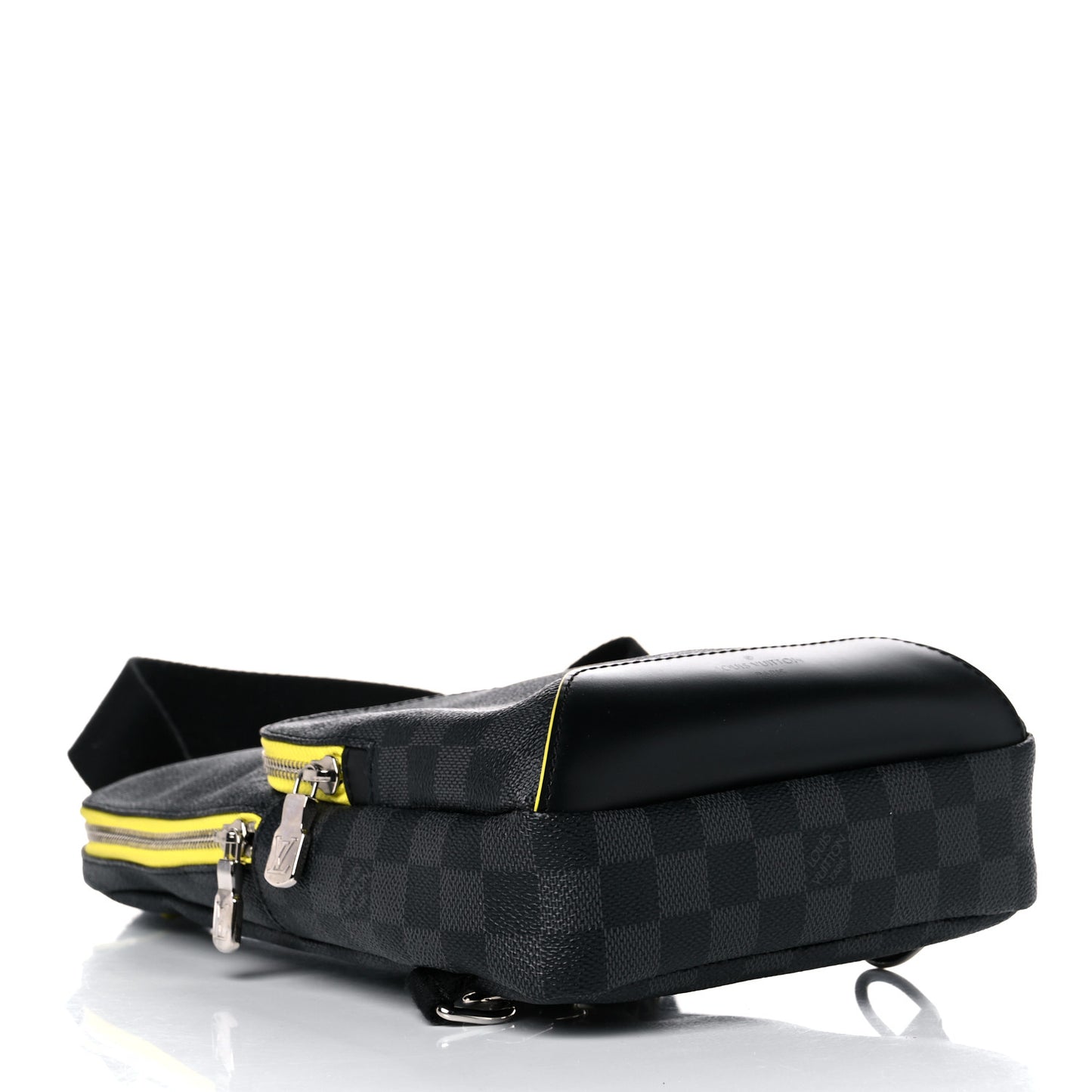 Damier Graphite Avenue Sling Backpack Yellow
