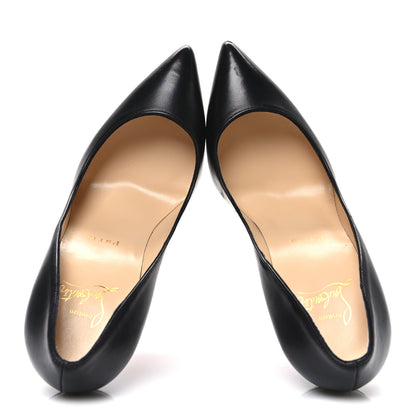 Christian Louboutin Shiny Nappa Pigalle Follies 100 Pumps 36 Black 2 of 11