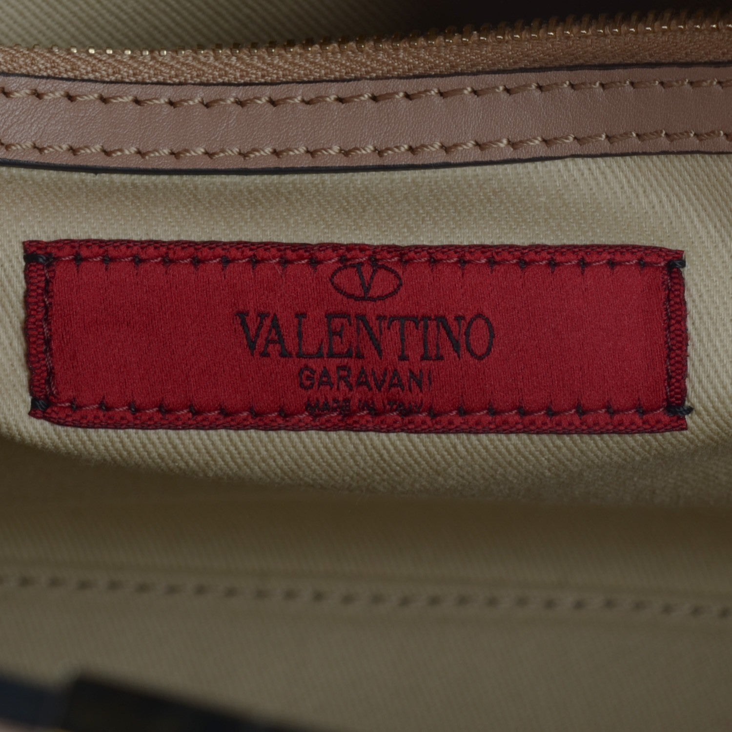 Valentino Garavani Vitello Rockstud Double Handle Tote Alpaca 6 of 8