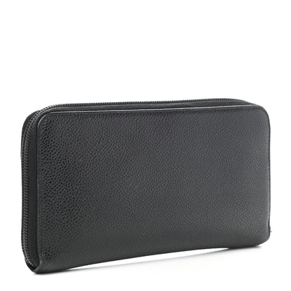 Chanel Caviar Large Timeless CC Zip Around Wallet Black 3 of 12