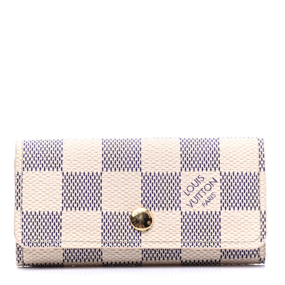 Louis Vuitton Damier Azur Multicles 4 Key Holder 1 of 5