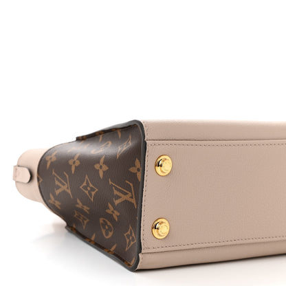 Louis Vuitton Calfskin Monogram On My Side PM Greige 8 of 10