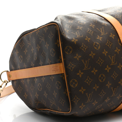 Louis Vuitton Monogram Keepall Bandouliere 50 10 of 14