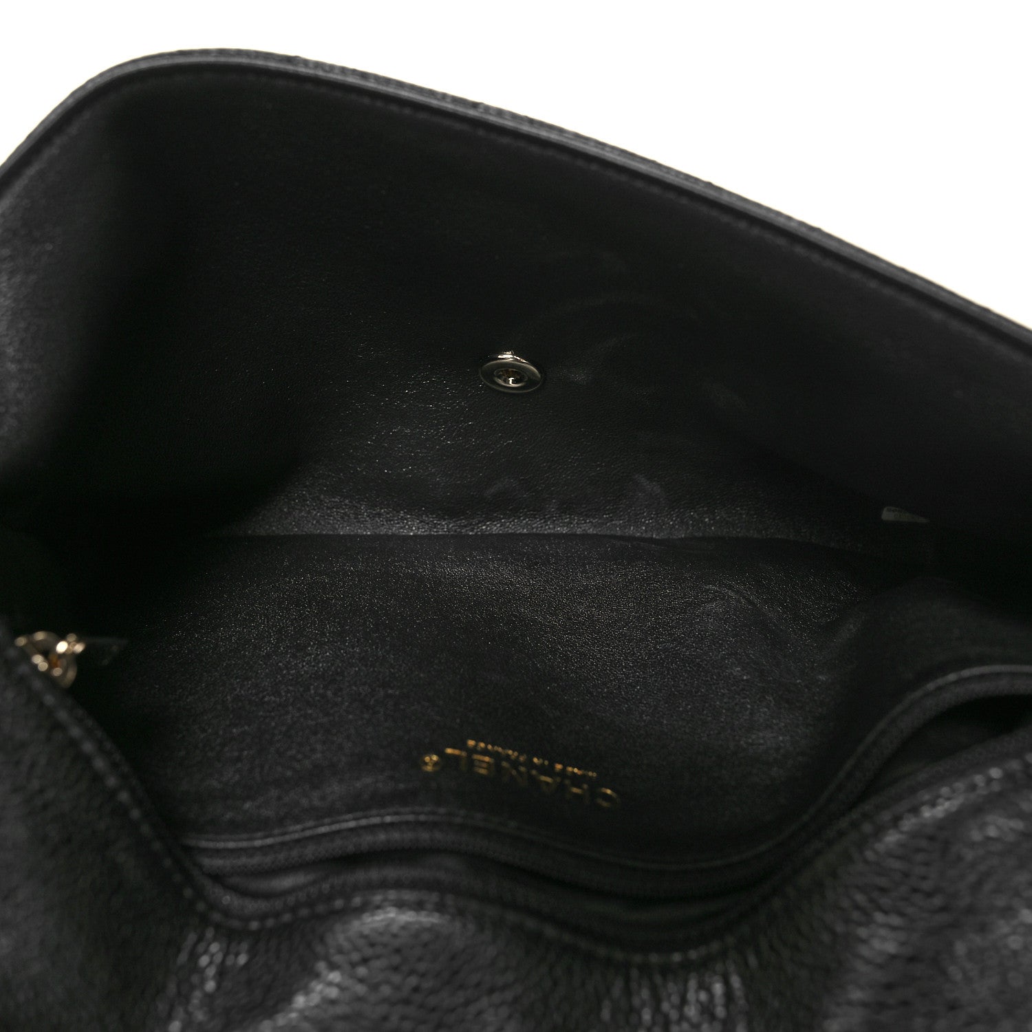 Chanel Caviar Quilted Flap Clutch Black 5 of 10
