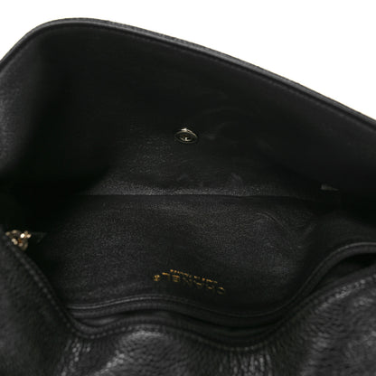 Chanel Caviar Quilted Flap Clutch Black 5 of 10