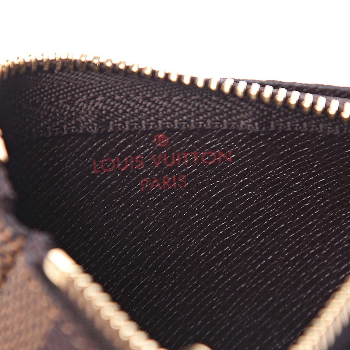 Damier Ebene Key Pouch