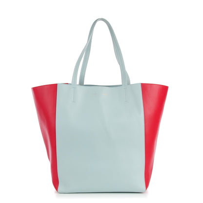 Celine Lambskin Large Phantom Luggage Bi Cabas Glacier Red 1 of 9