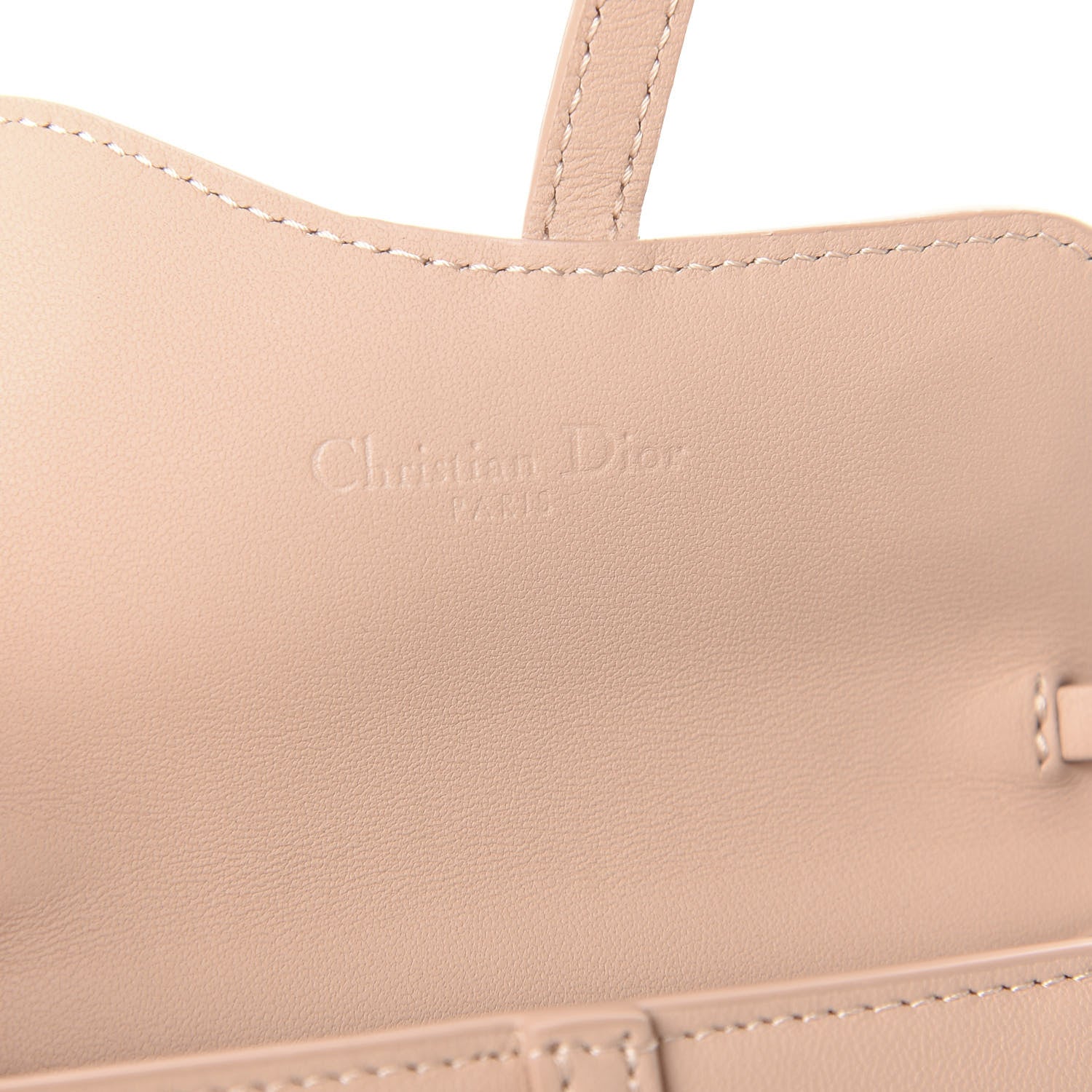 Christian Dior Ultra Matte Calfskin Nano Saddle Chain Pouch Rose Des Vents 5 of 8