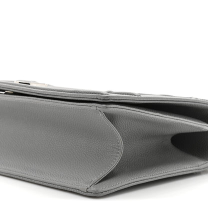 Christian Dior Grained Calfskin Medium Diorama Flap Bag Gris 10 of 11