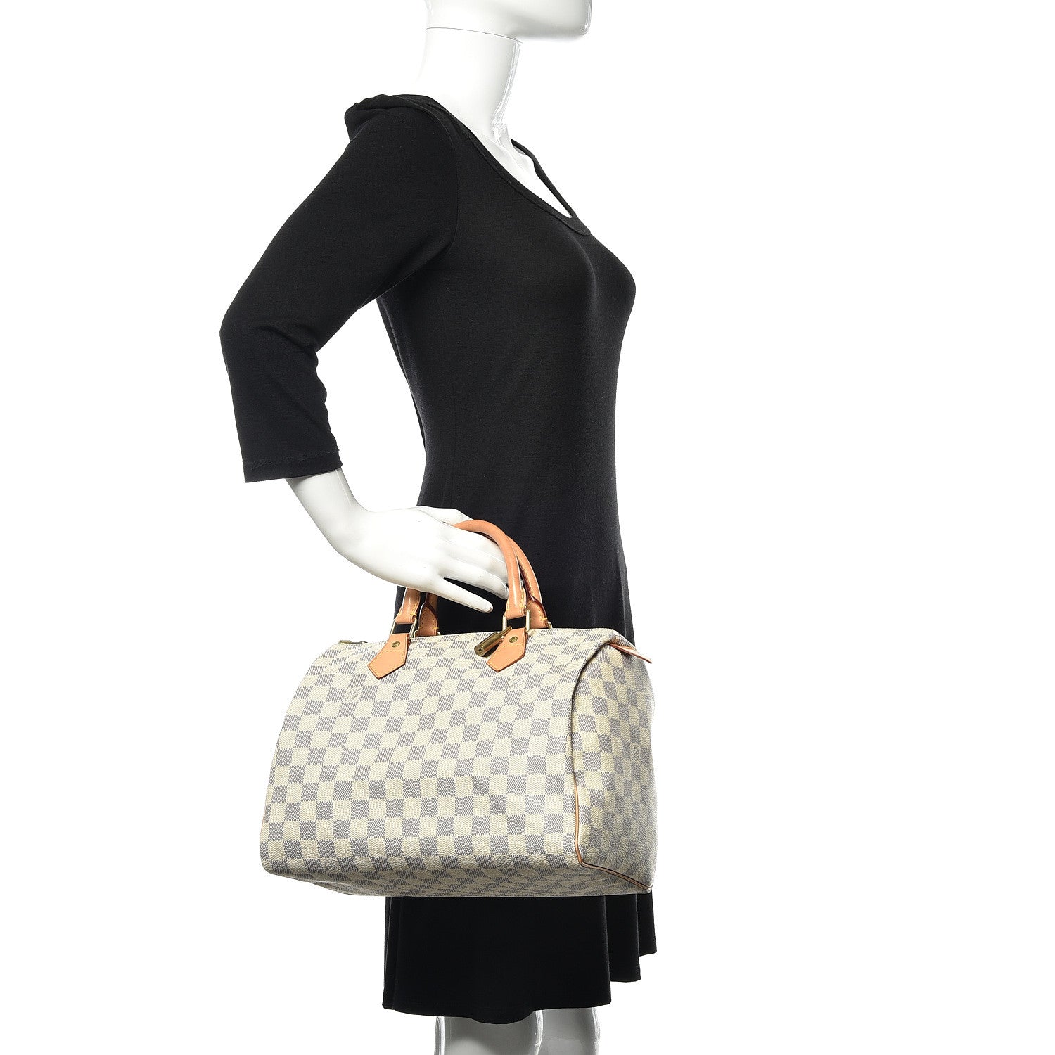 Louis Vuitton Damier Azur Speedy 30 2 of 10
