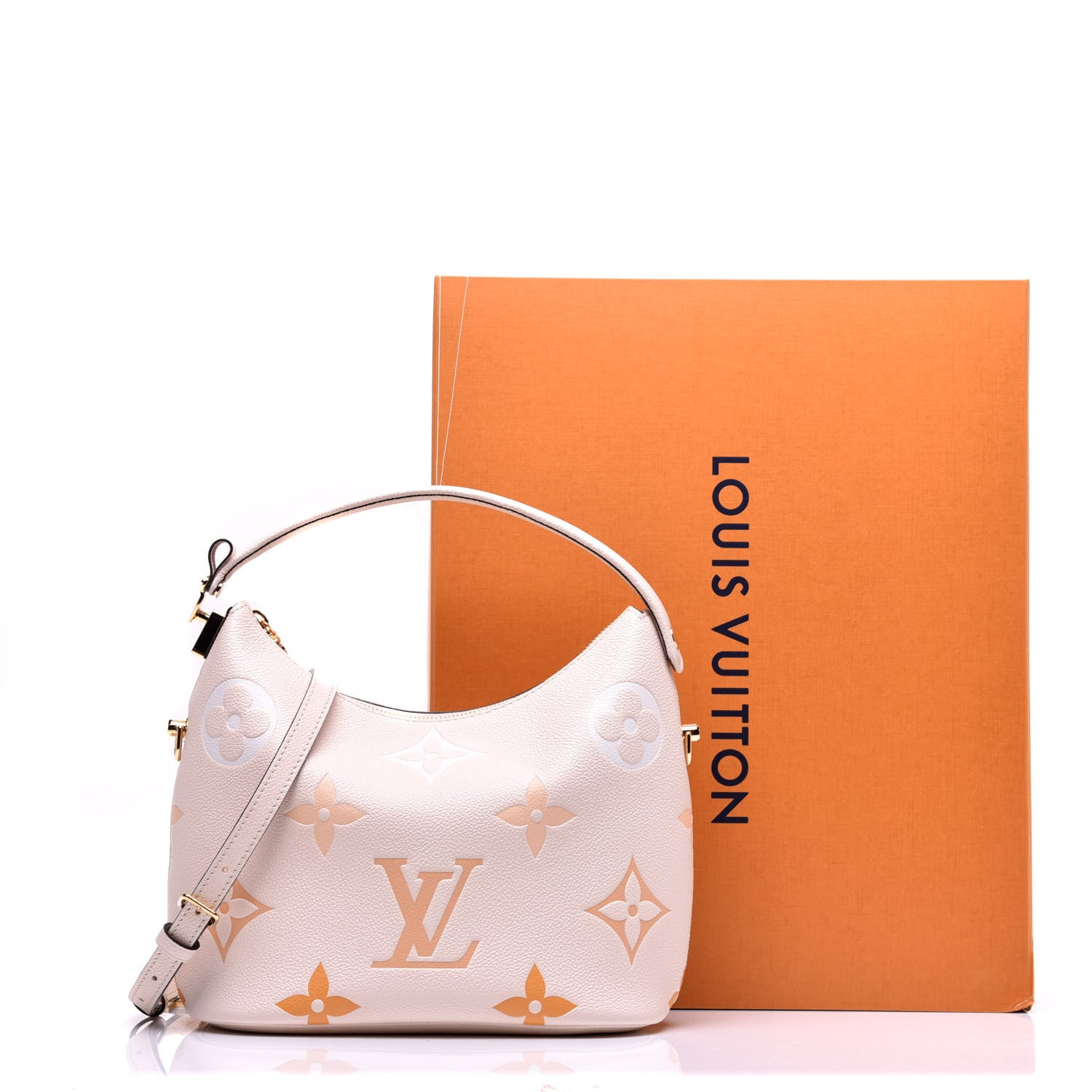 Louis Vuitton Empreinte Monogram Giant By The Pool Marshmallow Hobo Cream Saffron 10 of 10