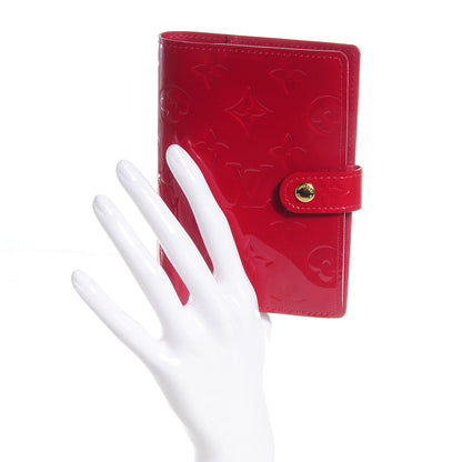 Louis Vuitton Vernis Small Ring Agenda Cover Pomme D'Amour 2 of 7