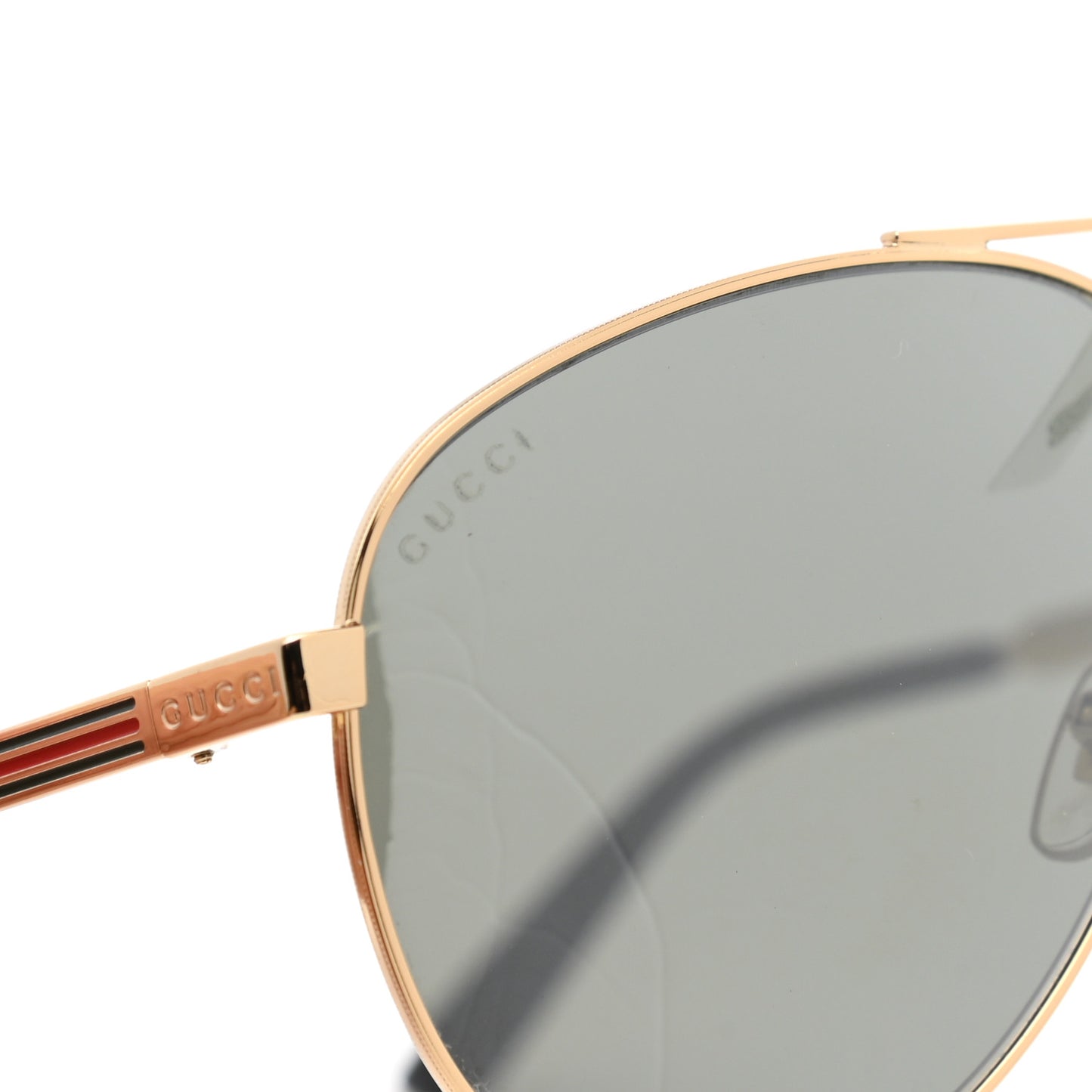 Web Aviator Sunglasses GG0137S Gold Black