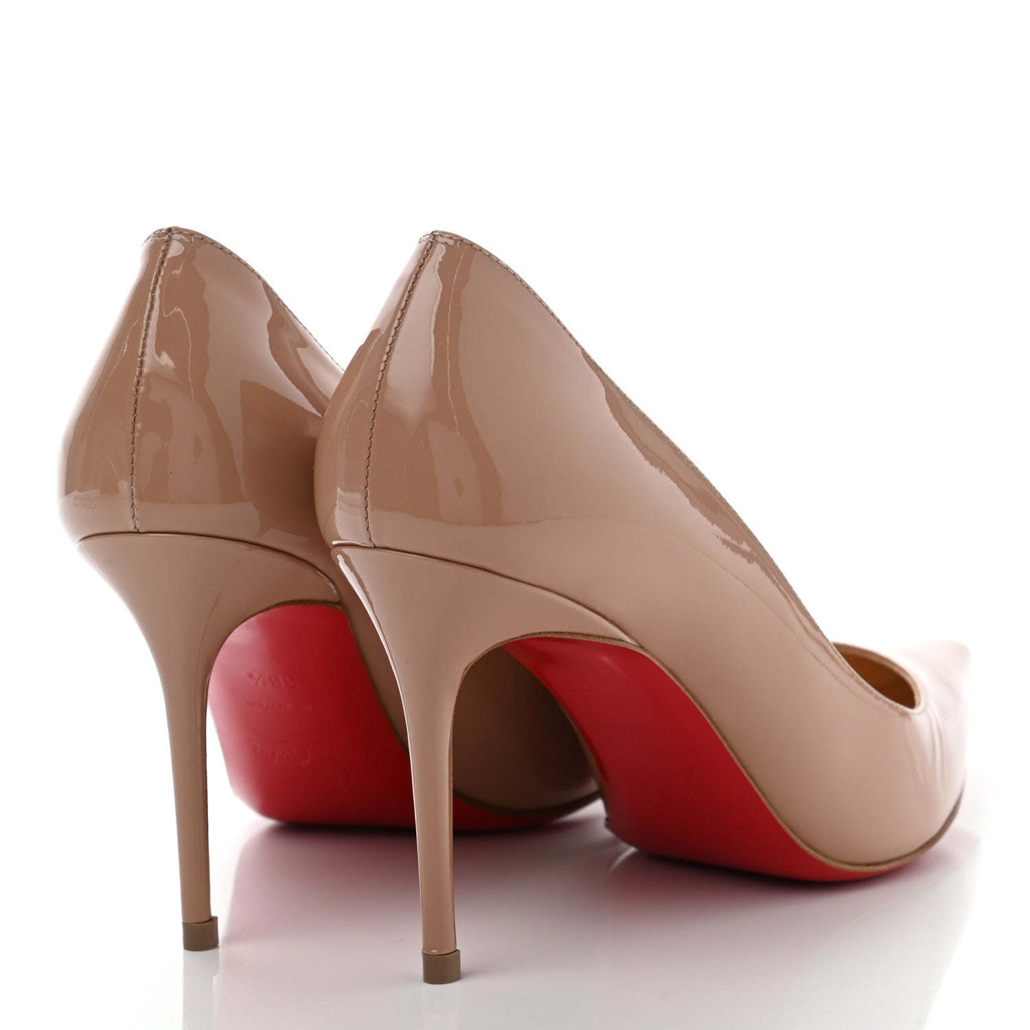 Christian Louboutin Patent Decollete 554 85 Pumps 36.5 Nude 4 of 11