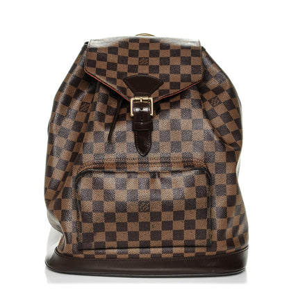 Louis Vuitton Damier Ebene Montsouris GM Backpack 1 of 6