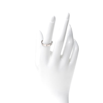 Cartier 18K White Gold 3.5mm LOVE Wedding Band Ring 56 7.5 2 of 4