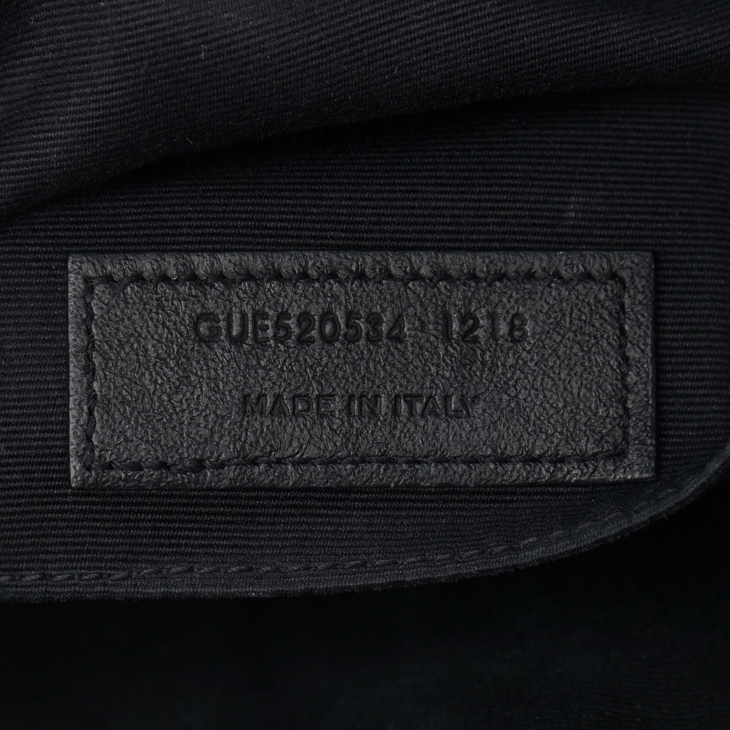 Calfskin Matelasse Monogram Lou Camera Bag Black