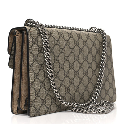 Gucci GG Supreme Monogram Small Dionysus Shoulder Bag Taupe 3 of 10