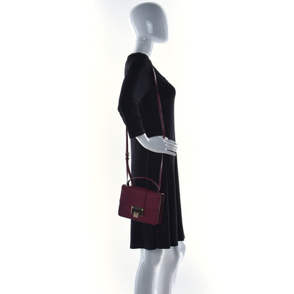 Jimmy Choo Grainy Pebbled Calfskin Rebel Crossbody Bag Pomerol 2 of 10