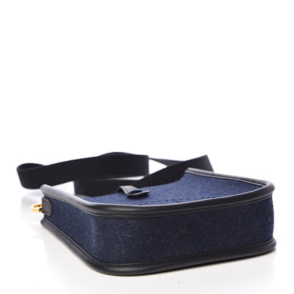 Hermes Feutre Swift Evelyne TPM Bleu Nuit Black 4 of 11