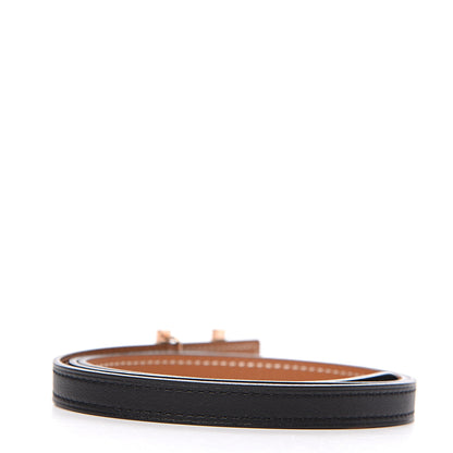 Hermes Swift Epsom 13mm Focus Belt 80 Black Gold 2 of 4