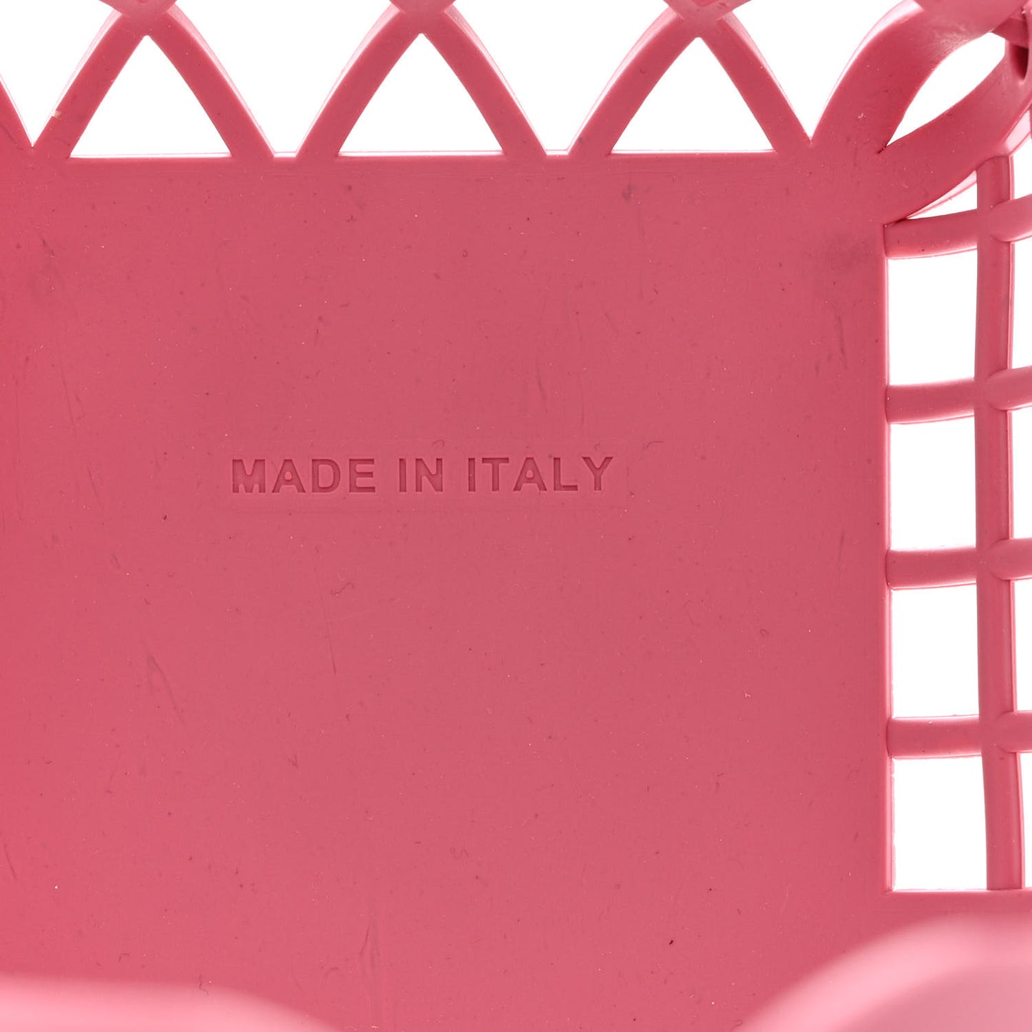 Recycled Plastic Vitello Liberty Matte Small Fendi Basket Rosa