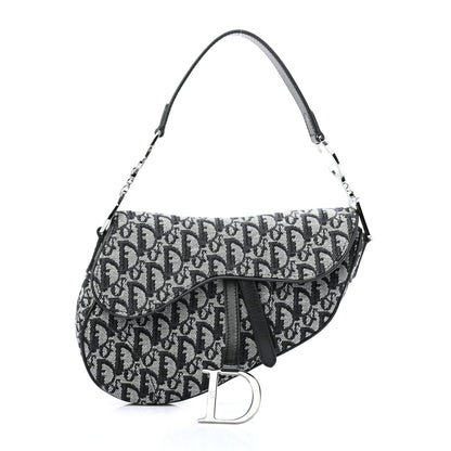 Christian Dior Monogram Saddle Bag Blue 1 of 9