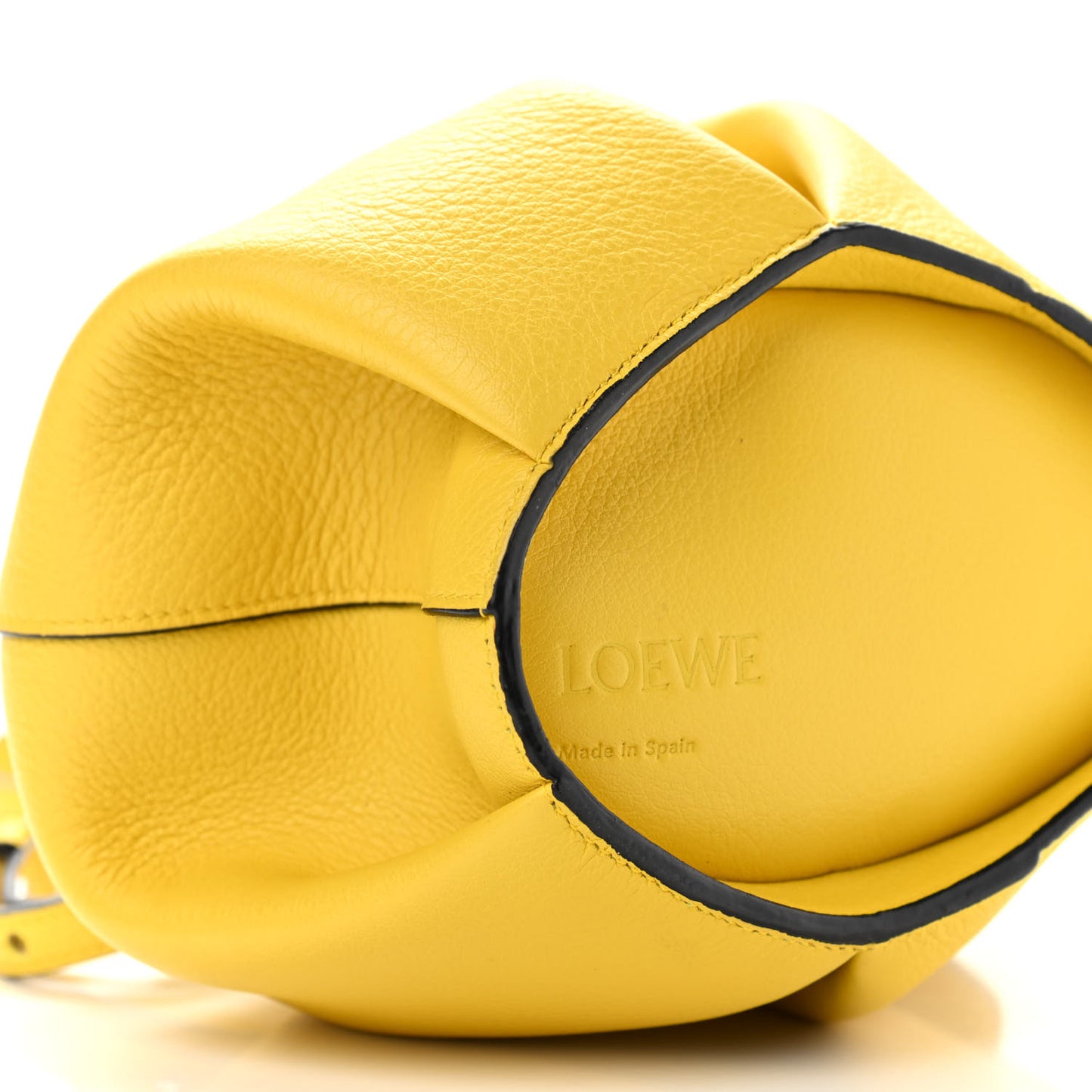 Calfskin Mini Elephant Crossbody Bag Yellow