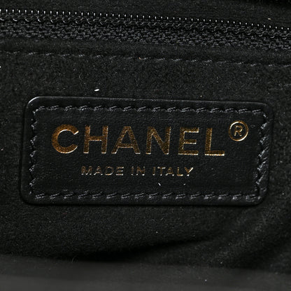 Chanel Caviar Deauville Drawstring Bucket Bag Black 6 of 10