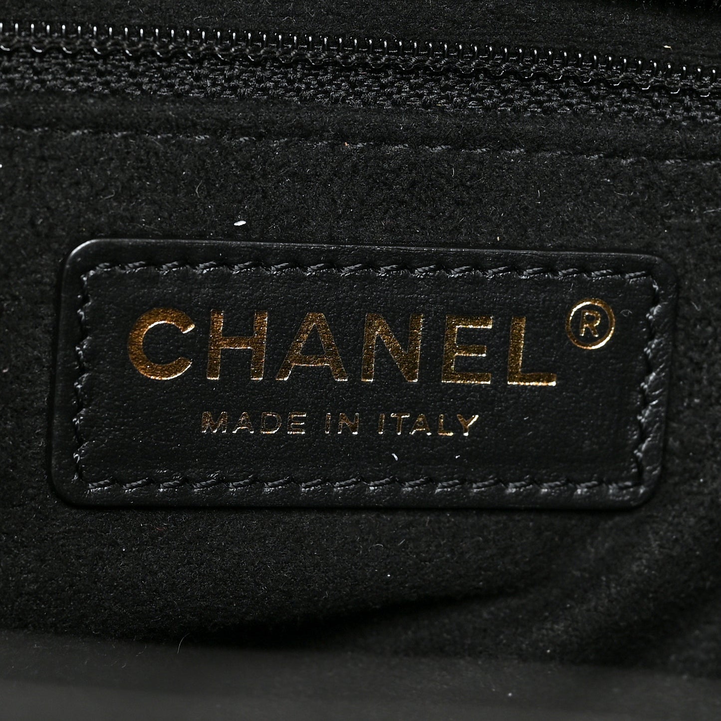 Caviar Deauville Drawstring Bucket Bag Black
