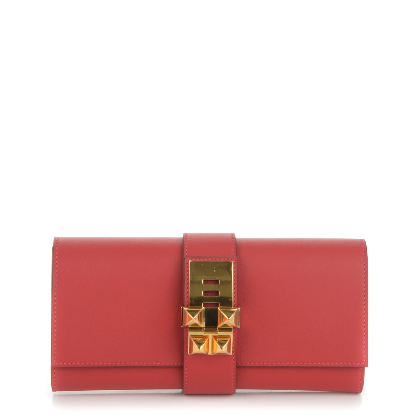 Tadelakt Medor 23 Clutch Vermillion