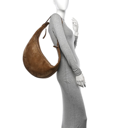 Khaite Suede Augustina Hobo Toffee 2 of 13