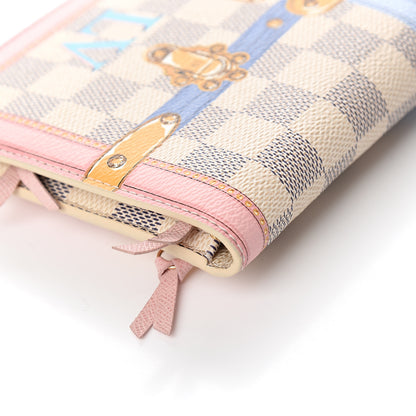 Louis Vuitton Damier Azur Summer Trunks Pochette Weekend 8 of 11