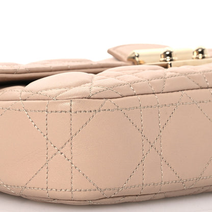 Christian Dior Lambskin Cannage Miss Dior Promenade Pouch Beige 10 of 17