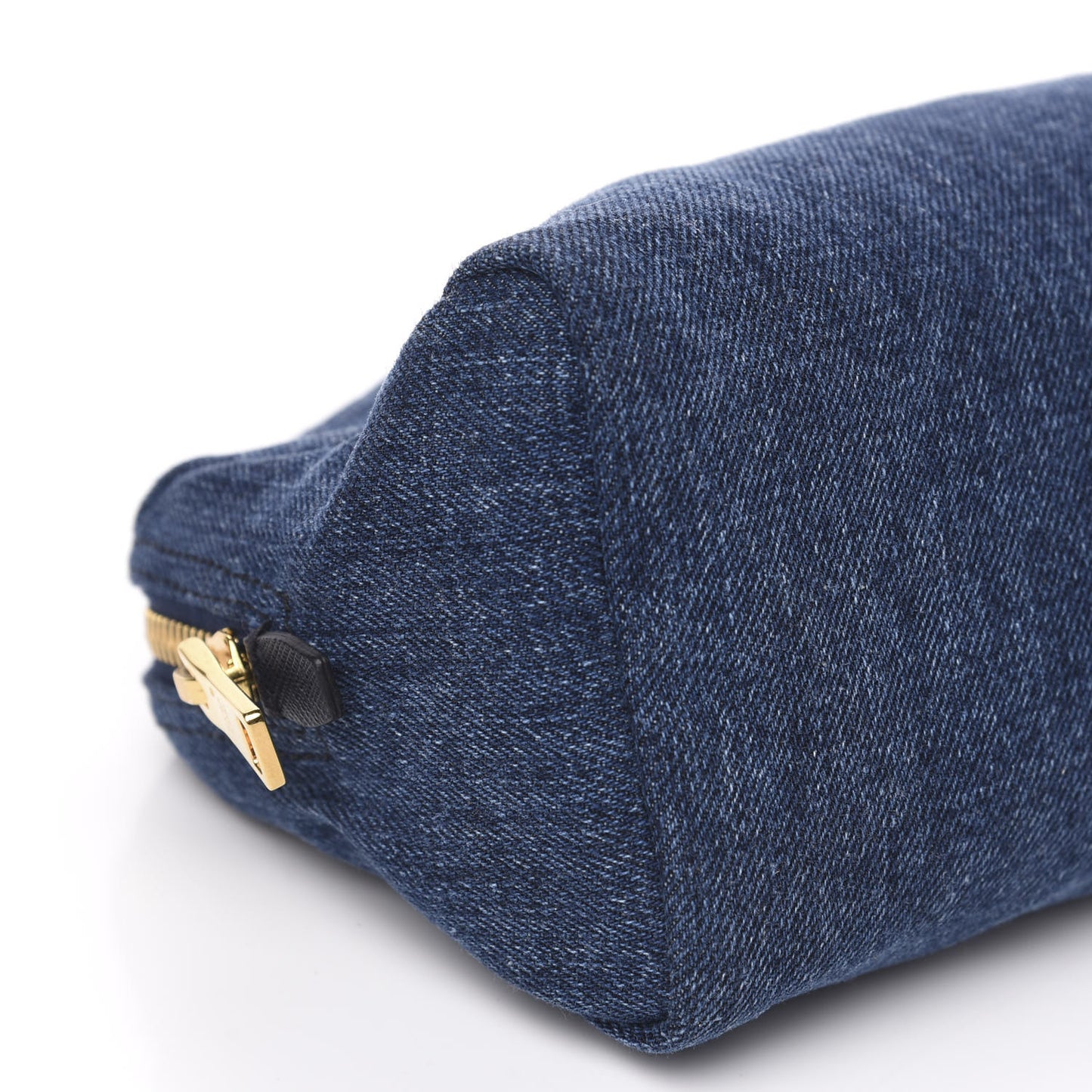 Denim Cosmetic Pouch Bleu