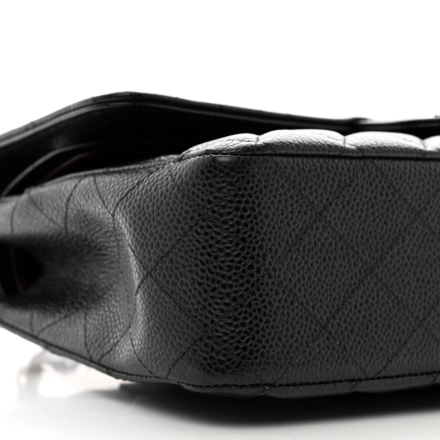 Chanel Caviar Quilted Medium Double Flap Black 9 of 10