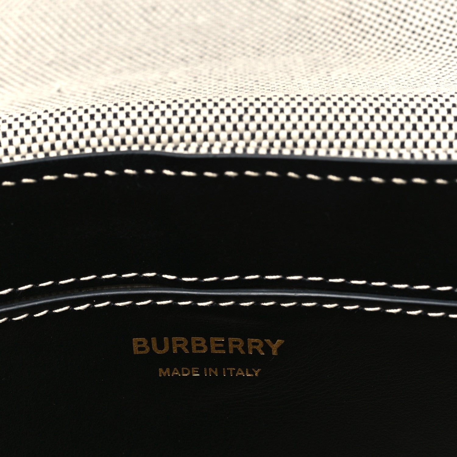 Burberry Canvas Horseferry Print Note Crossbody Bag Grey Black 6 of 10