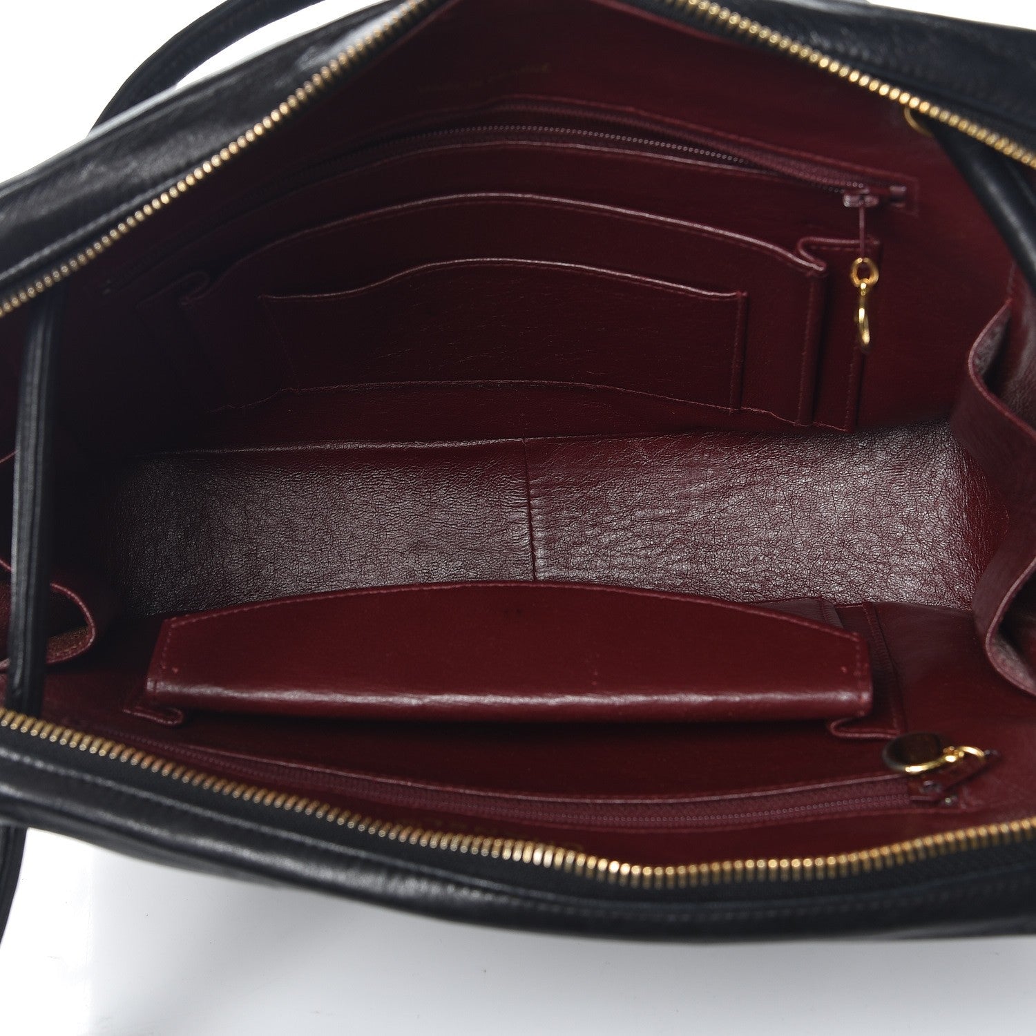 Chanel Lambskin Chevron Quilted Shoulder Bag Black 5 of 10