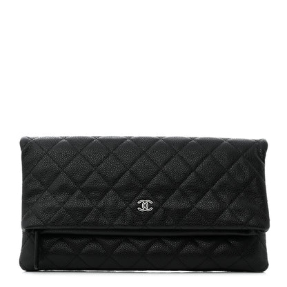 Chanel Caviar Quilted CC Beauty Clutch Black 1 of 9