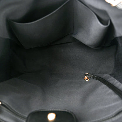 Chanel Calfskin Stitched Large Shopping Bag Black 5 of 12