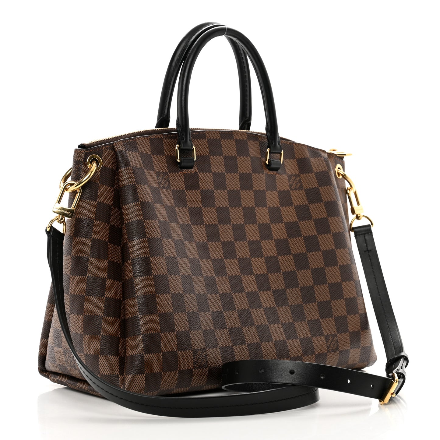 Damier Ebene Odeon Tote MM Black