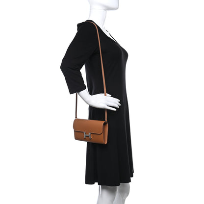 Hermes Epsom Constance Long Wallet To Go Gold 2 of 8