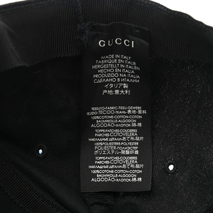 Gucci X MLB Cotton NY Yankees Baseball Hat 57-61 Black 9 of 10